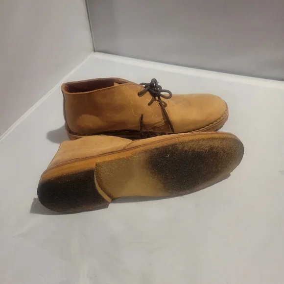 Astorflex Chukka Boot Men 44 Brown Leather Greenflex Italy US 11 - Picture 4 of 5